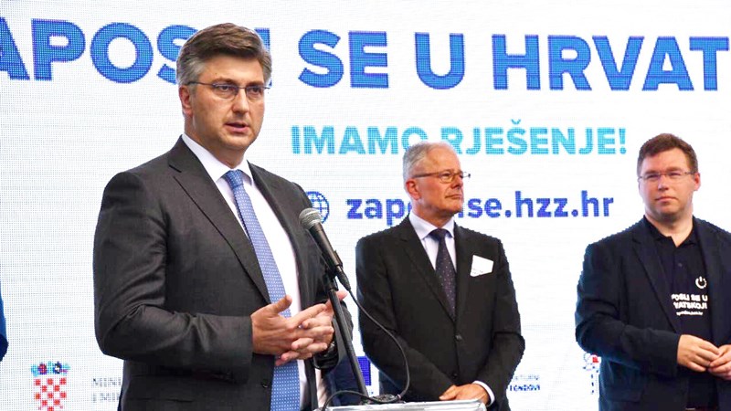 „ZAPOSLI SE U HRVATSKOJ“<br> Otvorili smo 60.000 radnih mjesta, na tom tragu nastavljamo